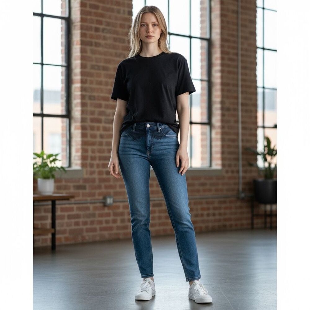 AG Adriano Goldschmied Women’s chevron the farrah size 26